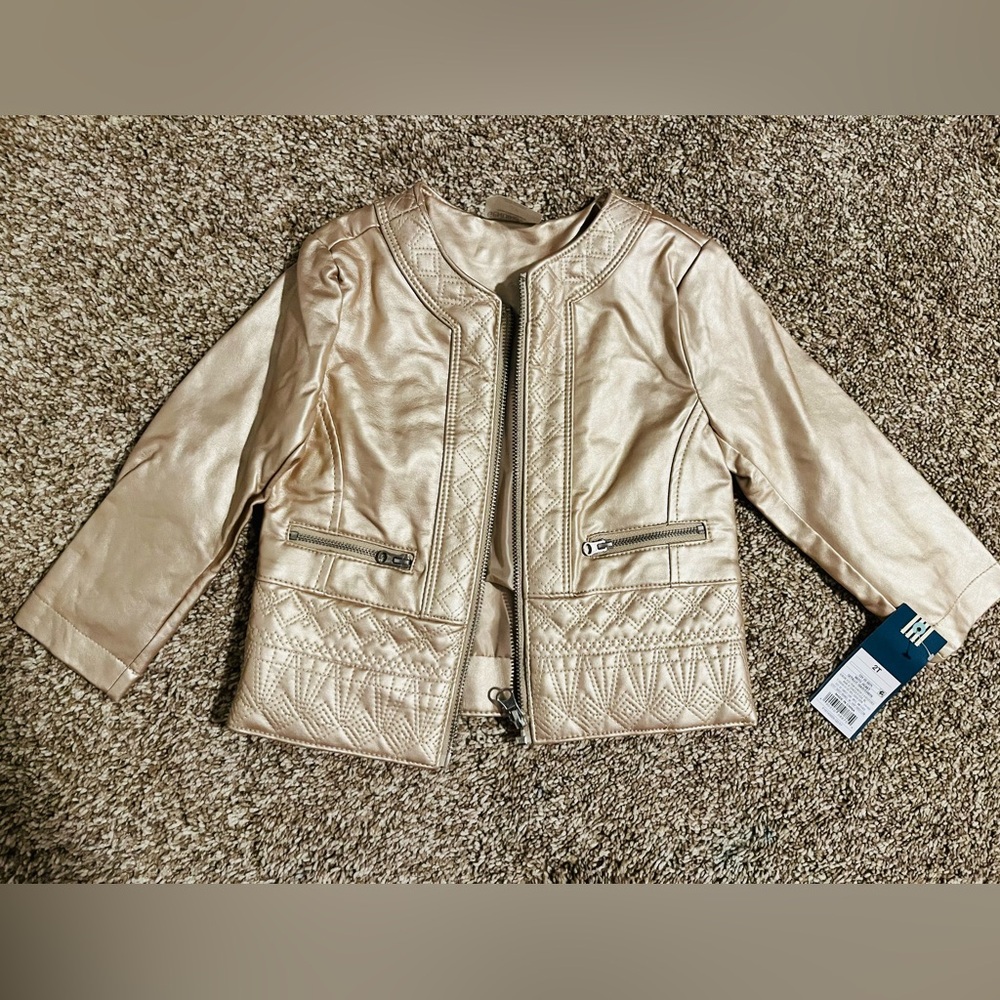 NWT Oshkosh Genuine Kids Gold Jacket 2T